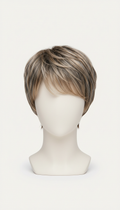 Short pixie cut with minimalist contour
