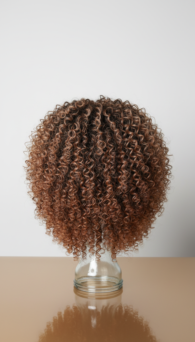 Voluminous Curly Human Hair Wig